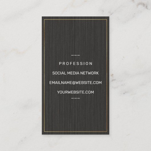 金ゴールド食具 名刺 (裏面)