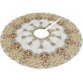 金ゴールド飾りツリースカート ブラッシュドポリエステルツリースカート (アングル)