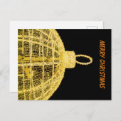 金ゴールド飾り ポストカード (正面/裏面)