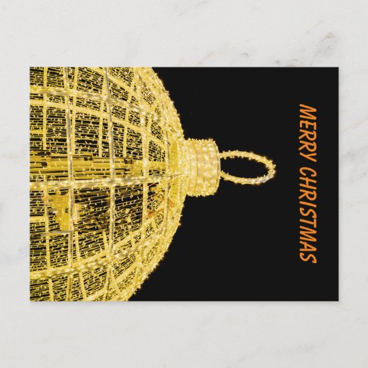 金ゴールド飾り ポストカード (正面)
