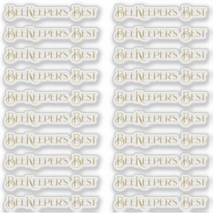 金ゴールド養蜂家の最高の蜂蜜の製品ラベル シール