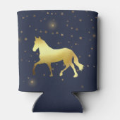金ゴールド馬の星モノグラム 缶クーラー (裏面)