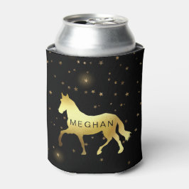 金ゴールド馬の星モノグラム 缶クーラー