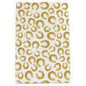 金ゴールド馬蹄幸運 ミディアムペーパーバッグ (正面)