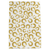 金ゴールド馬蹄幸運 ミディアムペーパーバッグ (裏面)