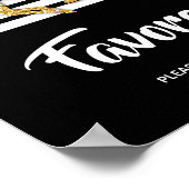 金ゴールド馬 ポスター (角)