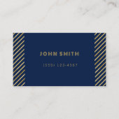 金ゴールド高級ビジネスソリューション 名刺 (正面)