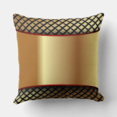 金ゴールド高級ピロー クッション (裏面)