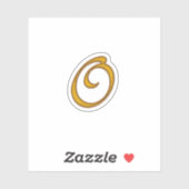 金ゴールド高級モノグラムO シール (シート)