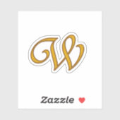 金ゴールド高級モノグラムW シール (シート)