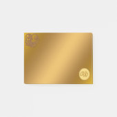 金ゴールド高級モノグラムW ポストイット (正面)