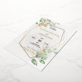 金ゴールド高級結婚式招待状 箔招待状 (回転した状態)