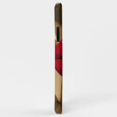 金ゴールド高級美しいレッドドリップドリップリップ Case-Mate iPhoneケース (裏面/右)