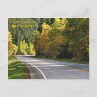 金ゴールド高速道路… ポストカード