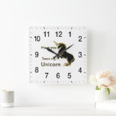 金ゴールド魔法の妖獣 スクエア壁時計 (ホーム)