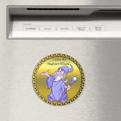 金ゴールド魔法魔術師の魔術師パープルウィザード マグネット (インサイチュ (食洗機))