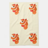 金ゴールド魚キッチンタオル キッチンタオル (縦)