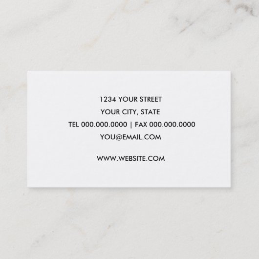 金ゴールド魚名刺 名刺 (裏面)