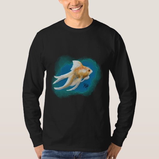 金ゴールド魚252 Tシャツ (正面)