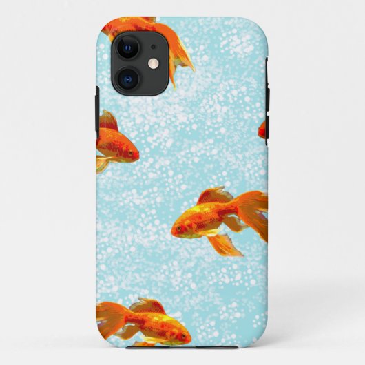 金ゴールド魚 Case-Mate iPhoneケース (裏面)