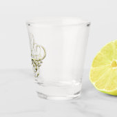 金ゴールド鳩 ショットグラス (右)