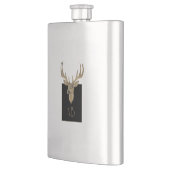 金ゴールド鹿の頭 フラスク (左)