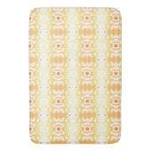 金ゴールド黄と白 バスマット (正面縦)