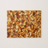 金ゴールド黄秋カエデ葉ス ジグソーパズル (横)