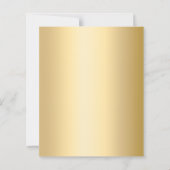 金ゴールド黄結婚色花模様の発願 (裏面)