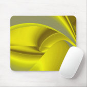 金ゴールド黄色の青の抽象芸術 マウスパッド (マウス)