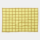 金ゴールド黄 キッチンタオル (横)