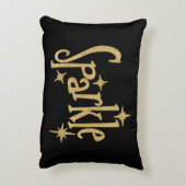 金ゴールド黒の輝き アクセントクッション (裏面(縦))