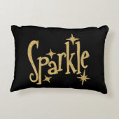 金ゴールド黒の輝き アクセントクッション (裏面)