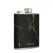 金ゴールド黒大理石 フラスク (右)