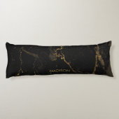 金ゴールド黒大理石 ボディピロー (裏面)