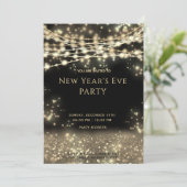 金ゴールド黒弦ライト大晦日 招待状 (スタンド正面)