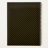 金ゴールド黒猫アールデコ プランナー手帳 (裏面)