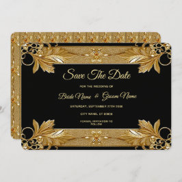 金ゴールド黒華美フローラ保存日 セーブザデート