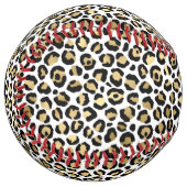 金ゴールド黒豹紋 ソフトボール (正面左)