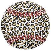 金ゴールド黒豹紋 ソフトボール (裏面)