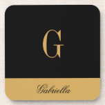 金ゴールド黒 コースター<br><div class="desc">金ゴールド黒</div>