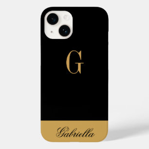 金ゴールド黒 Case-Mate iPhone 14ケース