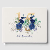 金ゴールド15番と王室のバラの青キンセアニェラ ゲストブック (正面)