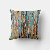 金ゴールド16 x 16ポリ装飾用クッションのハート クッション (裏面)