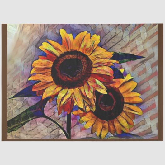 金ゴールド2光沢ひまわりコレクシエレガントョン 薄葉紙 (正面)