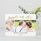 金ゴールド2写真の婚約の後に幸結婚福に 招待状 (スタンド正面)