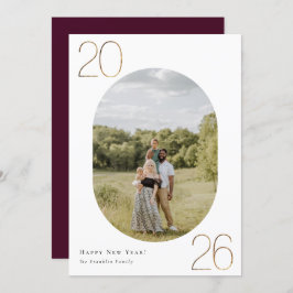 金ゴールド2026年正月写真 シーズンカード