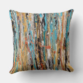 金ゴールド20 x 20綿装飾用クッションのハート クッション (裏面)