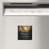 金ゴールド21th誕生日パーティー金ゴールドディスコボール マグネット (インサイチュ (食洗機))