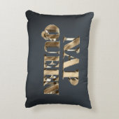 金ゴールド3D昼寝クイーン アクセントクッション (裏面(縦))